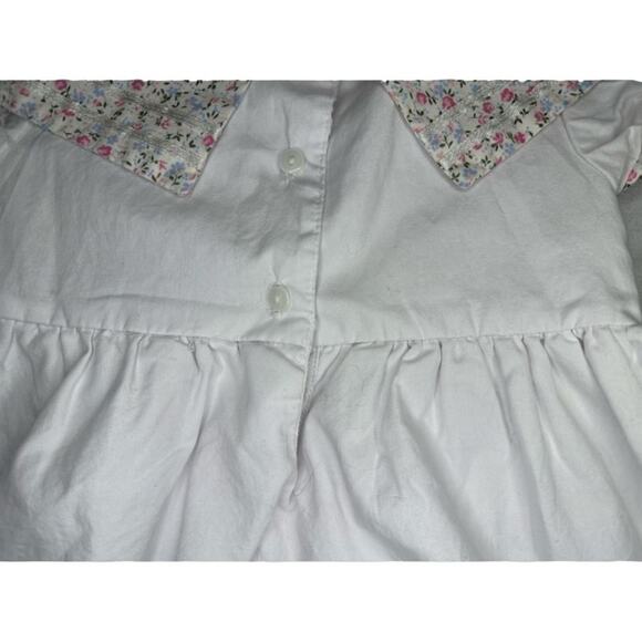 Harry & Violet Girls 24 Months White,Pink, Purple, Green Floral Matching Set - Picture 11 of 16